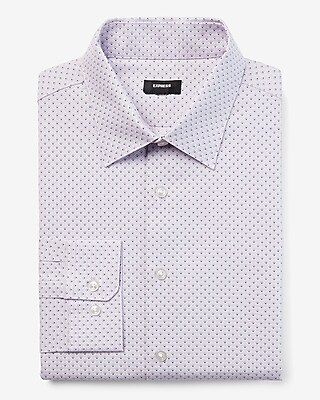 Brand Buttoned Down Mens Classic Fit Button Collar Pattern Dress Shirt 